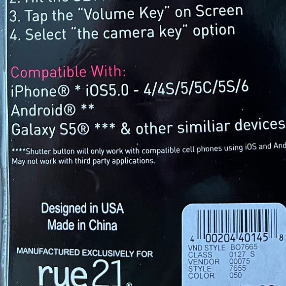 Selfie Stick by Rue 21. Purple New in original package. - Picture 8 of 8